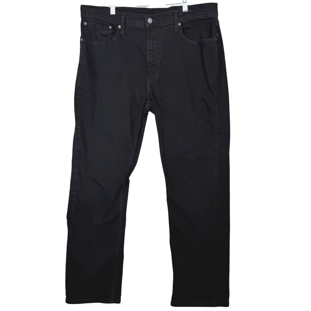 Levi's 559 Black Jeans Mens Relaxed Straight Fit Denim Actual 36x30.5